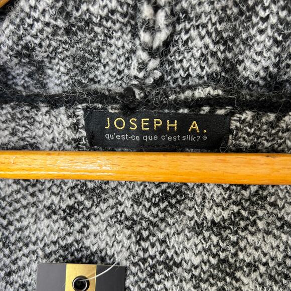 NEW Joseph A Houndstooth Long Hooded Cardigan Sweater in Canterbury Plaid Medium - Picture 8 of 11